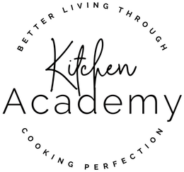 KITCHEN ACADEMY BETTER LIVING THROUGH COOKING PERFECTION trademark