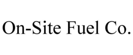 ON-SITE FUEL CO. trademark