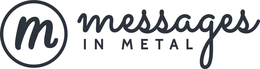 M MESSAGES IN METAL trademark