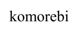 KOMOREBI trademark