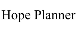 HOPE PLANNER trademark