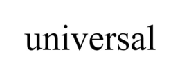 UNIVERSAL trademark