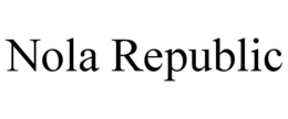 NOLA REPUBLIC trademark