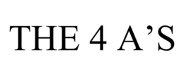 THE 4 A'S trademark