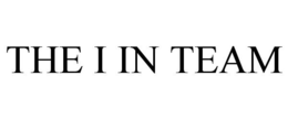 THE I IN TEAM trademark