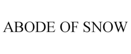 ABODE OF SNOW trademark