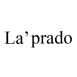 LA'PRADO trademark