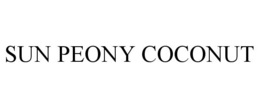 SUN PEONY COCONUT trademark