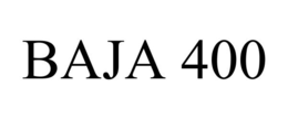 BAJA 400 trademark