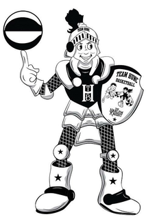 TEAM HUNC TEAM HUNC BASKETBALL THE HARLEM KNIGHT THB trademark