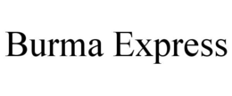 BURMA EXPRESS trademark