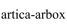 ARTICA-ARBOX trademark