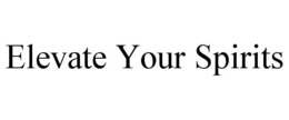 ELEVATE YOUR SPIRITS trademark