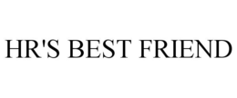 HR'S BEST FRIEND trademark