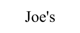JOE'S trademark