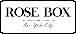 ROSE BOX NEW YORK CITY trademark