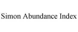 SIMON ABUNDANCE INDEX trademark