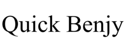 QUICK BENJY trademark