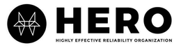 H HERO HIGHLY EFFECTIVE RELIABILITY ORGANIZATION trademark