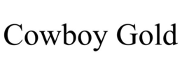 COWBOY GOLD trademark