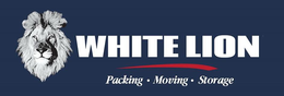 WHITE LION PACKING · MOVING · STORAGE trademark