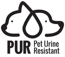 PUR PET URINE RESISTANT trademark