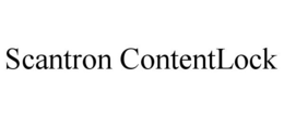 SCANTRON CONTENTLOCK trademark