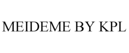 MEIDEME BY KPL trademark