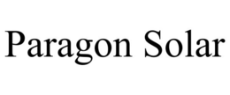 PARAGON SOLAR trademark