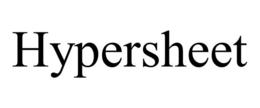 HYPERSHEET trademark