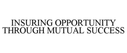 INSURING OPPORTUNITY THROUGH MUTUAL SUCCESS trademark
