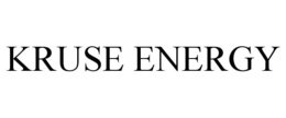 KRUSE ENERGY trademark