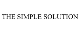 THE SIMPLE SOLUTION trademark