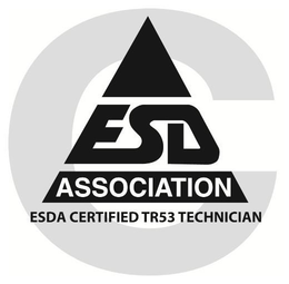 C ESD ASSOCIATION ESDA CERTIFIED TR53 TECHNICIAN trademark