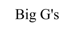 BIG G'S trademark
