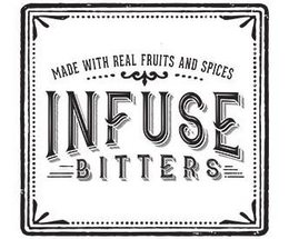 INFUSE BITTERS MADE WITH REAL FRUITS AND SPICES trademark