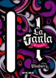 LA SANTA HIERBA BLUEBERRY NET WT. 500 MG trademark