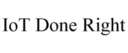 IOT DONE RIGHT trademark