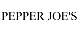 PEPPER JOE'S trademark