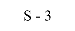 S - 3 trademark