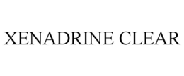 XENADRINE CLEAR trademark