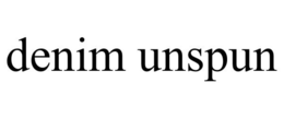 DENIM UNSPUN trademark