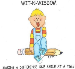 WIT-N-WISDOM M JOHNSON MAKING A DIFFERENCE ONE SMILE AT A TIME trademark
