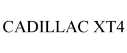 CADILLAC XT4 trademark