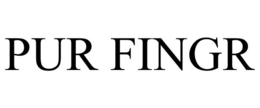 PUR FINGR trademark