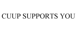 CUUP SUPPORTS YOU trademark