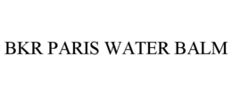 BKR PARIS WATER BALM trademark