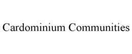 CARDOMINIUM COMMUNITIES trademark
