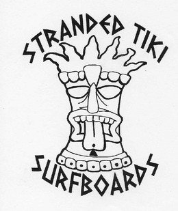 STRANDED TIKI SURFBOARDS trademark