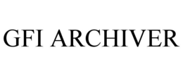 GFI ARCHIVER trademark